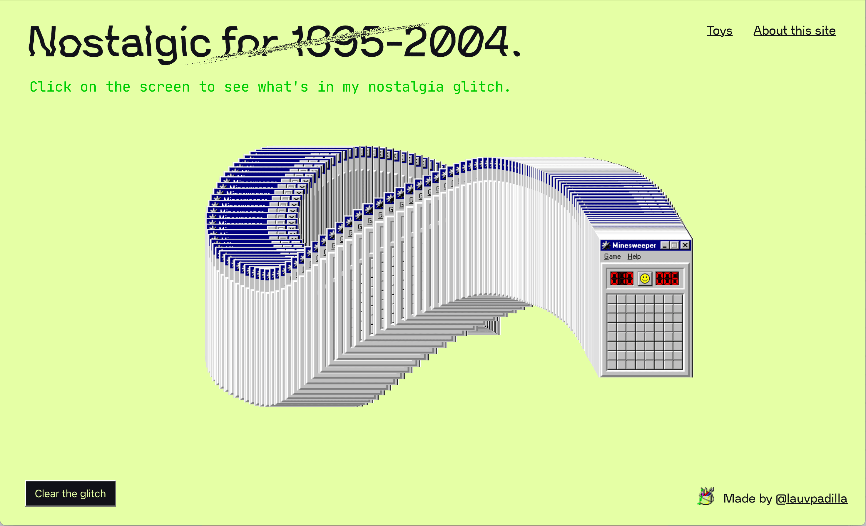 Nostalgia Glitch
