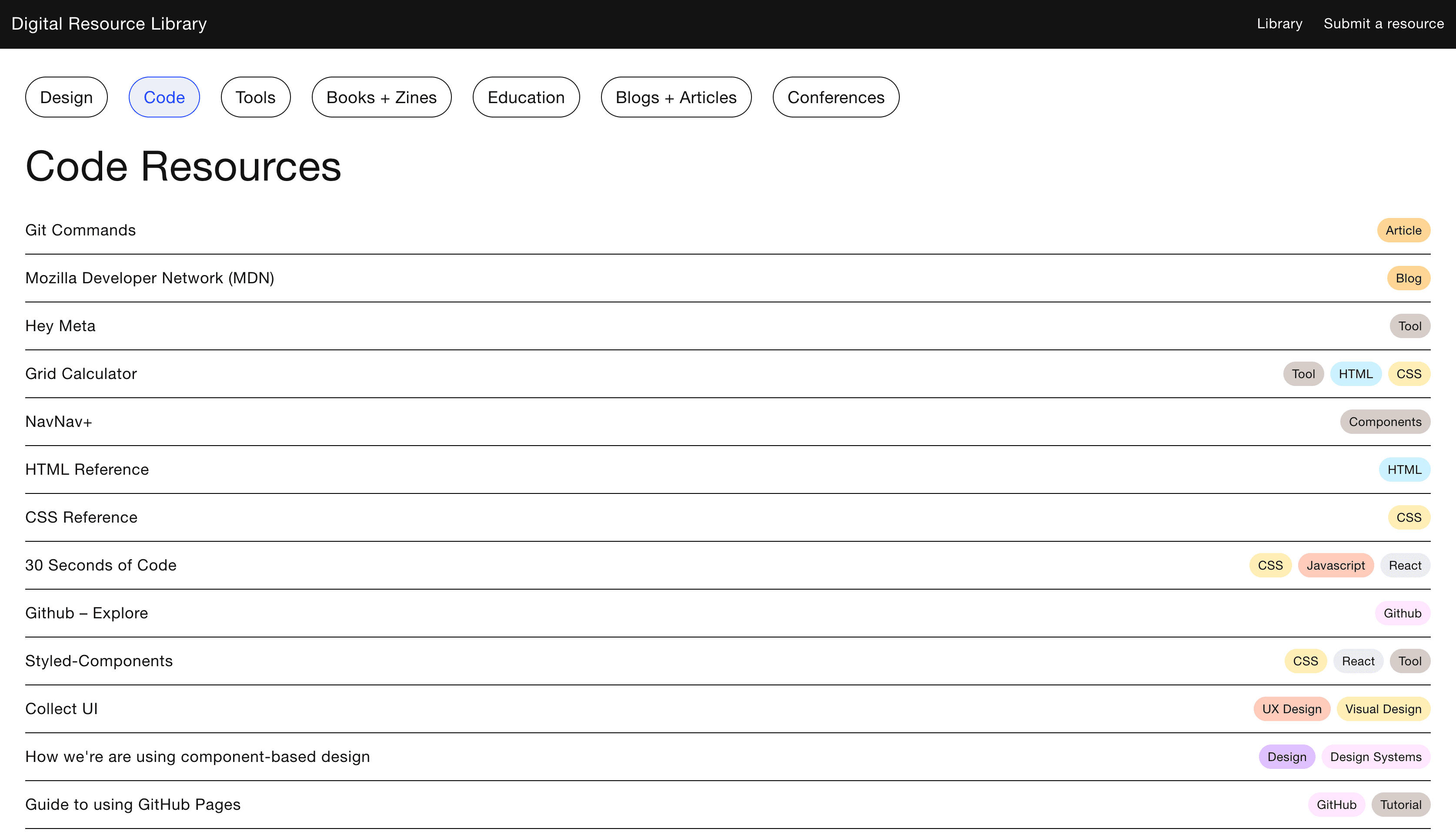 Resource Library